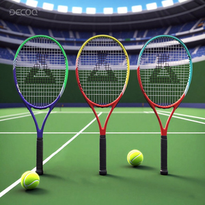 Vợt tennis nhôm chuyên nghiệp bán buôn, chất lượng cao, thương hiệu nổi tiếng, thiết bị thể thao, logo tùy chỉnh, chất liệu graphite, mút EVA dành cho cầu lông - Product Image 1
