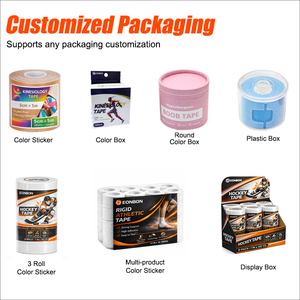 EONBON Bande Kinesiologique Professionnelle Hypoallergénique Sans Latex pour le Sport, Bande Élastique Robuste pour Genoux et Football - Product Image 4