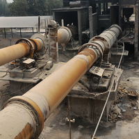 Usine de four rotatif Honeke DRI pour la production de fer éponge |   Horizontal |   45x2.5x2.5m |   200-300TPD |   Chaudière au charbon/gaz |   55000W |   Roulement |   Équipement