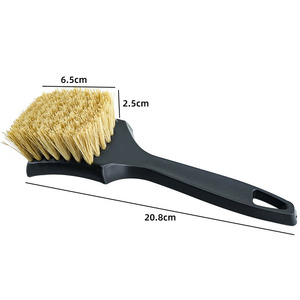 Cepillo de sisal de 6,5 cm x 2,5 cm, herramienta de limpieza doméstica antiarañazos para ollas, sartenes y cuencos - Product Image 1