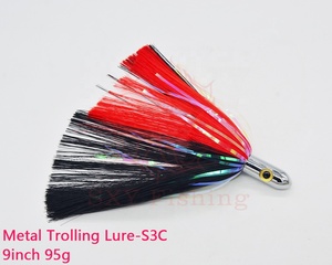 Esca da <span class=keywords><strong>pesca</strong></span> per Trolling in metallo SXY esche da <span class=keywords><strong>pesca</strong></span> esche da <span class=keywords><strong>pesca</strong></span> esche da <span class=keywords><strong>pesca</strong></span> per pesci Marlin di acqua salata esca da traino in acque profonde S3C 9 pollici - Product Image 3