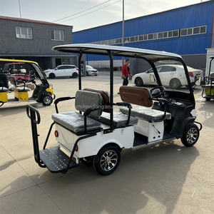 Mini vehículo turístico eléctrico de lujo de 6 plazas, autobús turístico vintage de alta calidad para lugares escénicos, carritos de golf inspirados en centros turísticos - Product Image 4