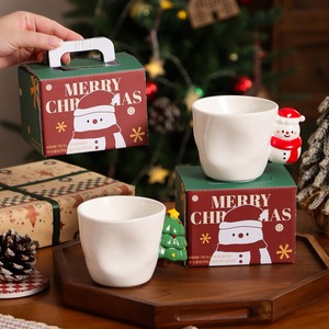 260ml Christmas Ceramic Coffee Mug with Contemporary Design Heat-Resistant & Food Safe - Product Image 2