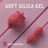 9-in-1 Zungen-Leck- und Stoßvibrator für G-Punkt, Anal, Brustwarzen und Klitoris, USB-Aufladbar, Wasserdicht, Erwachsenen-Spielzeug