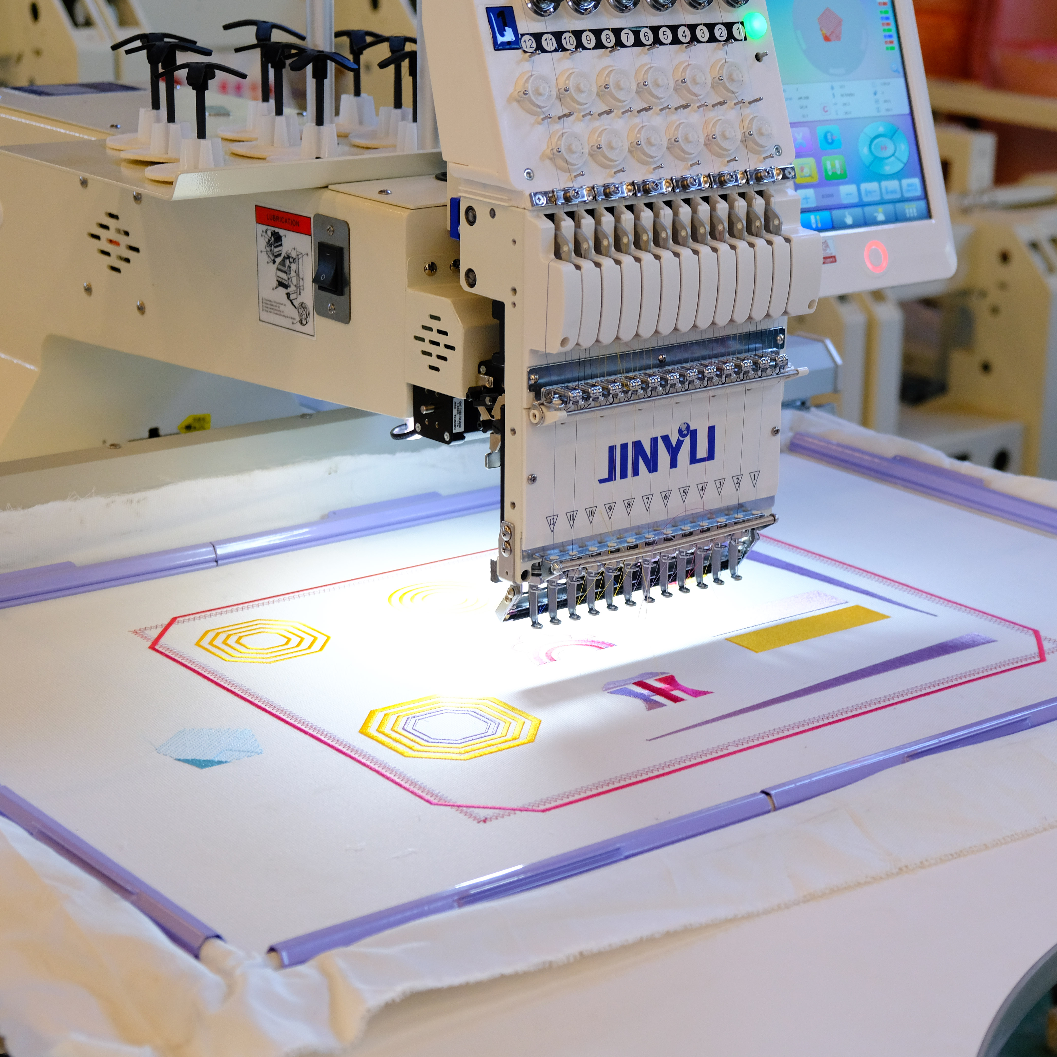 single head special embroidery machine