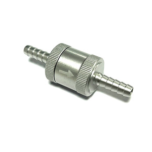 Clapet anti-retour en aluminium 4 6 8 10 12 mm à connexion rapide unidirectionnel pour conduites de carburant et d'huile à température normale - Product Image 2