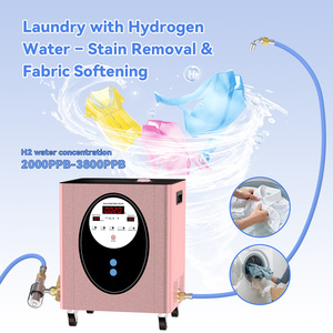 Suyzeko Whole House Hydrogen Water Generator SPE PEM Electrolysis 3800PPB Smart Touch Control Household Hydrogen Bath Machine