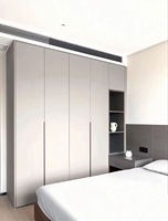 Armoire en bois massif avec plusieurs couleurs personnalisables, pour la maison, la chambre, l'hôtel et l'appartement