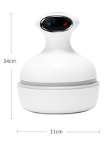 Portable Rechargeable Sans Fil Électrique 3D Cluster Détection Du Cuir Chevelu Tête Masseur Dos Cou Machine pour Corps Cheveux