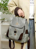 Mochila Escolar para Estudiantes de Moda, con Logotipo Personalizado, Gran Capacidad, Impermeable