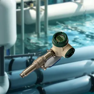 DN150 Plug-In Electromagnetic Flow Meter Accurate Measurement For Liquid Flow