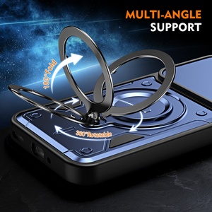 Funda Multifuncional para Teléfono con Anillo Magnético, Soporte Plegable para Teléfono, Carcasa Trasera de PC para OPPO A6X A6 Reno 15 Pro 15F 14F para Realme C85 - Product Image 3