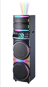 Nouveau Système Sonore Subwoofer DJ Double 12 Pouces d'Extérieur pour Fête avec Éclairage LED RGB pour Home Cinéma - Product Image 3