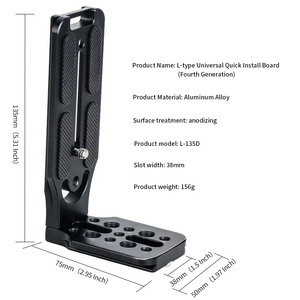 Support de caméra en forme de L à dégagement rapide DARYOO, support de caméra en forme de L pour Nikon <span class=keywords><strong>Canon</strong></span> Sony Fujifilm, accessoire de studio photo - Product Image 6