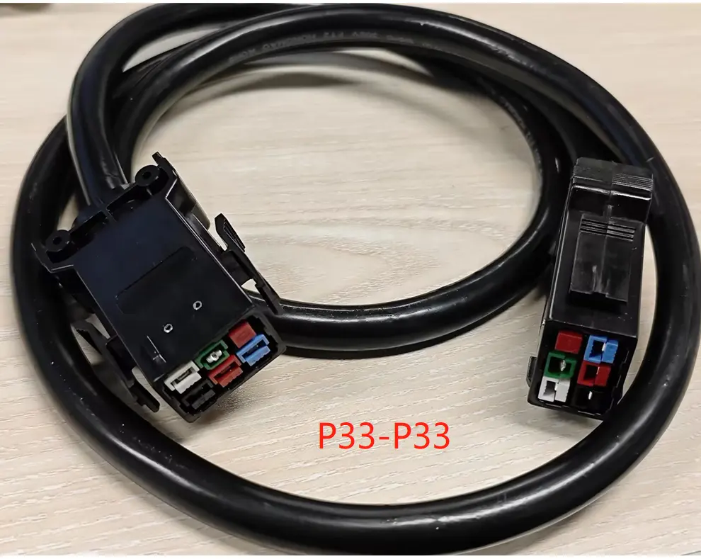 S21 वायर के लिए बिल्कुल नया T21 पावर सप्लाई कॉर्ड 12AWG केबल 5*3.31 P33-P33 वायर