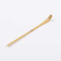Cuillère doseuse à matcha personnalisée, réutilisable, écologique, durable, en bambou biologique, à long manche, cuillère à thé, agitateur de poudre de thé