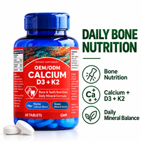 Comprimés de Calcium, Vitamine D3 et K2 OEM ODM – Complément Alimentaire pour la Nutrition Osseuse – Marque Privée – Vente en Gros Usine – Formule Personnalisée pour le Commerce