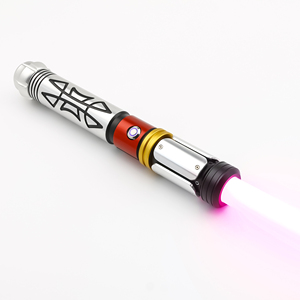 TXQsaber ET5 סיטונאי חרב אור דו-קרב קוספליי צבעוני Led מהבהב לייזר לילדים חרב זוהרת צעצועי חרב לייזר פונוני - Product Image 6