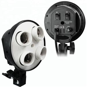 1 년 보증 사진 비디오 스튜디오 1600W 사진 연속 4 소켓 두 Easy Softbox 키트 photoghy - Product Image 2