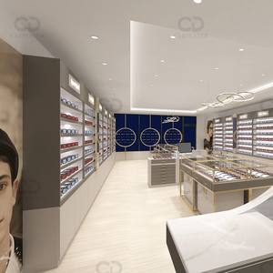 Vetrina Espositiva Moderna per Occhiali LED Design Ottimale per Negozi di Ottica - Product Image 2