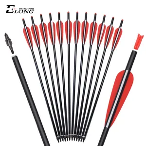 Free Shipping (Pack of 12) 16 18 20 22 Inch Aluminum Arrow X bow Bolts Bio Archery with 4 Inch Vanes Arrows
