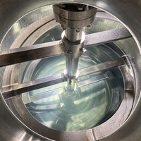 Réacteur de 600 L avec mélangeur à ancre, réservoir de mélange en acier inoxydable 316, réacteur à agitation pour équipement d'adhésif thermofusible