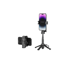 Format de poche |   Poignée DSLR+360 °   Rotation + Griffe porte-accessoire + Zoom à distance |   Type-C One-Key Pop-Up |   Mini bâton à selfie |   pour le direct, la photographie et les vlogs