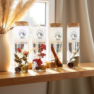 Décoration de maison tasse en verre double couche de luxe gel gelée cire crysta vente en gros marque privée tasse en verre gel cire d'aromathérapie - Product Image 1