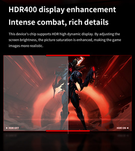 Moniteur de montage vidéo et de conception graphique, écran de jeu incurvé 4K avec fréquence de rafraîchissement de 240 Hz et HDR 400 pour un divertissement à domicile immersif - Product Image 5