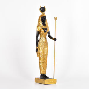 Gran oferta de adornos de recuerdo de viaje de <span class=keywords><strong>faraones</strong></span> egipcios antiguos Ramsés II Tutankamón Isis Sphinx artesanías de resina - Product Image 5