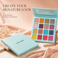 Palette d'ombres à paupières colorées longue tenue en gros pour un look naturel avec service de marque privée personnalisée