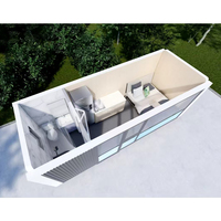 Petites maisons préfabriquées modulaires de 20 pieds Préfabriquées de luxe Conteneur Cabine Apple Hôtel Casas Prefabricadas Maisons à vendre