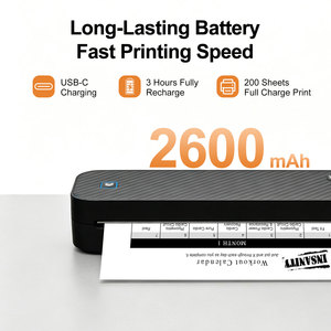 Impresora Térmica de Recibos Portátil OEM HZTZ de 8 Pulgadas, Mini Impresora Inteligente A4 de 203dpi sin Tinta, Conectividad Inalámbrica Móvil, Compatible con IOS y Android, para Imprimir Etiquetas - Product Image 6