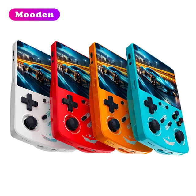R40XX Retro Handheld Game Console Open-Source Built-in WIFI 4.2 Inch IPS Screen Pocket Video Movie Player Kid Gift