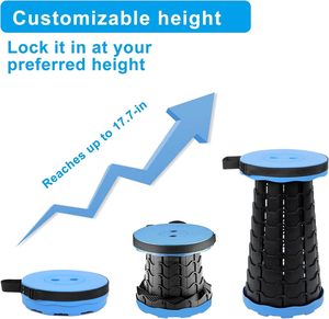 <span class=keywords><strong>Sgabello</strong></span> Telescopico <span class=keywords><strong>Pieghevole</strong></span> Portatile da Campeggio in <span class=keywords><strong>Plastica</strong></span> con Logo Personalizzato, Capacità 600 libbre, per Pesca e Uso Esterno - Product Image 3