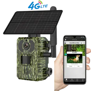 Al Aire Libre 4G 3G 2G Trail Thermal Live Video incorporado 6800mAh batería de litio visión nocturna cámara de rastreo de caza para caza de ciervos