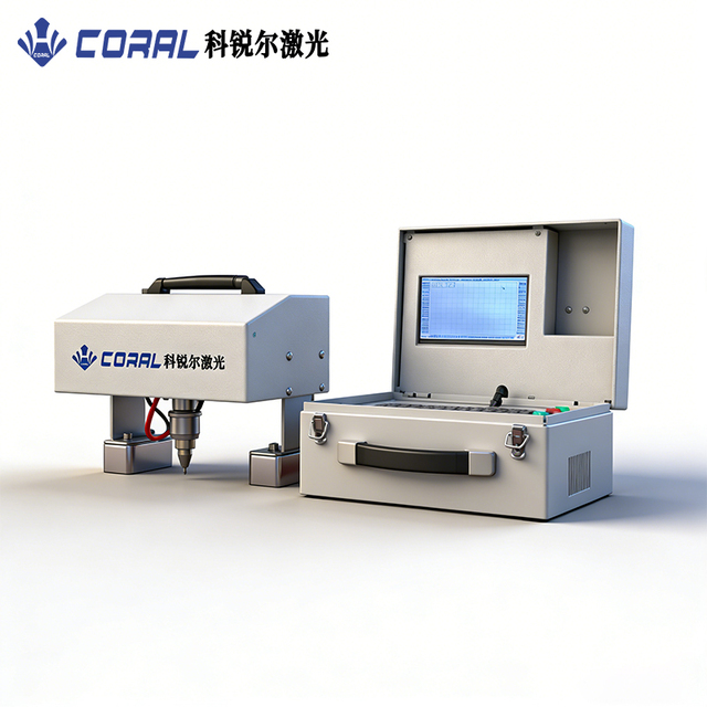 CORAL Pneumatic Handheld Portable High-Accuracy Easy-to-Operate Dot Peen Marking Machine with 2-Year Warranty for Bar/QR Code