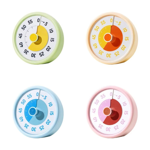 Autodisciplina Temporizador <span class=keywords><strong>visual</strong></span> Silencioso 60 minutos Temporizador de cocina Recordatorio Visualización redonda Temporizador de Cuenta Regresiva - Product Image 5