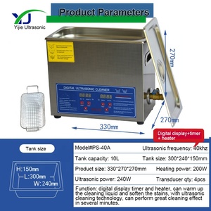 10L nettoyeur à ultrasons numérique et pièces laveuse Machine carburant électrique nouvelle condition retenue lunettes <span class=keywords><strong>nettoyage</strong></span> à ultrasons - Product Image 5