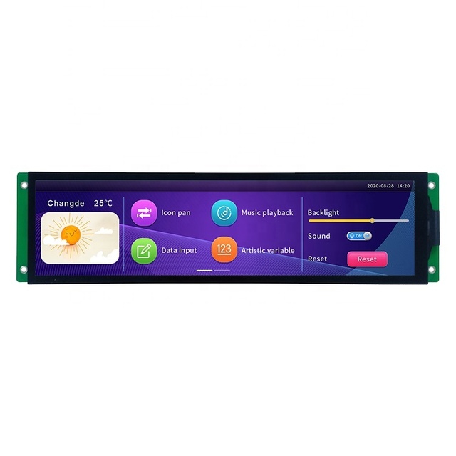 DWIN 8.8 Inch Strip bar Type Lcd 480*1920 8.8 Inch Display IPS TFT LCD Screen Touch Panel DMG19480T088_01W