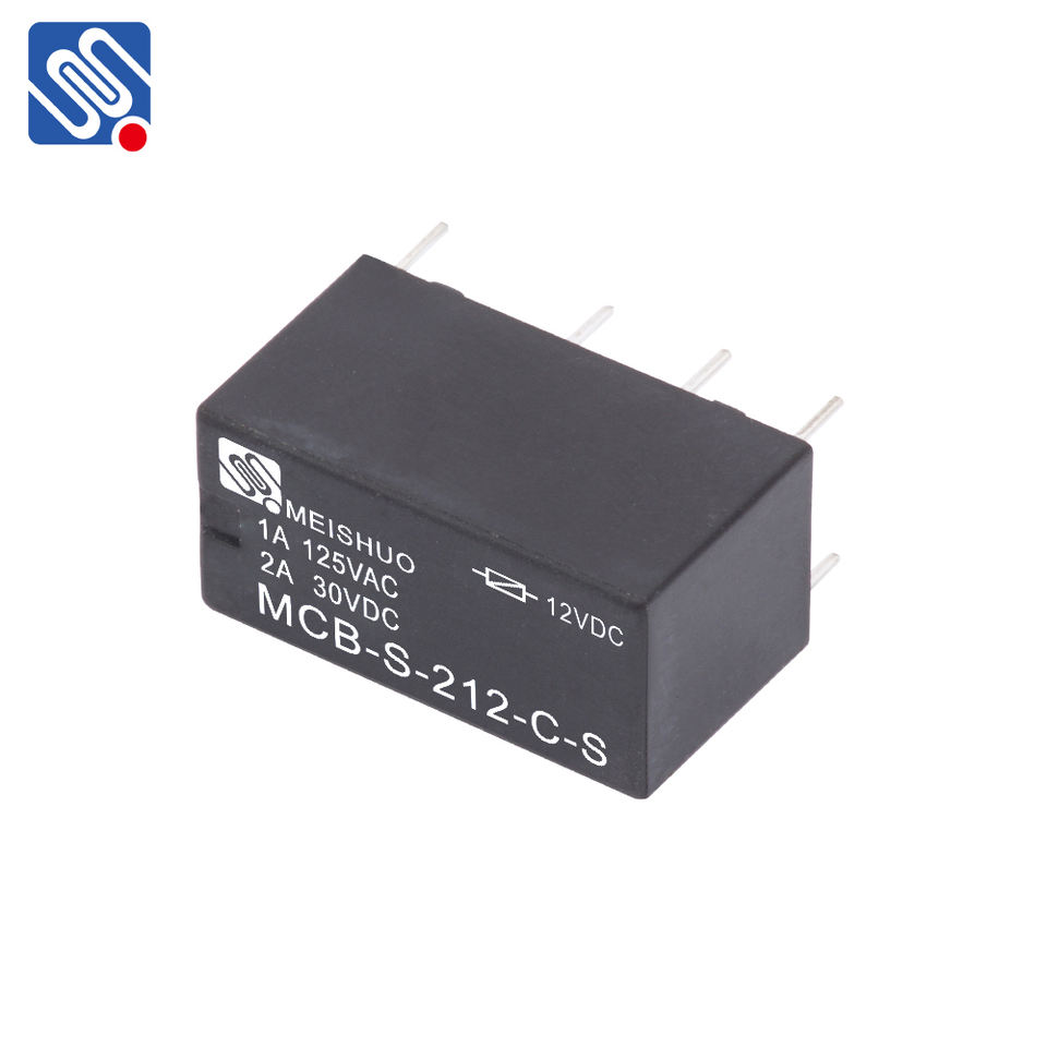 Meishuo Manufacturer MCB DPDT 2A 5V General Purpose Signal Relay Stock IoT Compatible Relays