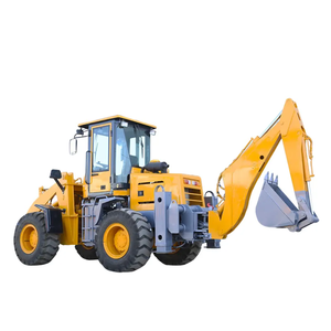 Nouvelle grande mini chargeuse-pelleteuse de tracteur agricole Retroexcavadora avec composant de boîte de vitesses de noyau de moteur diesel 4x4 - Product Image 4