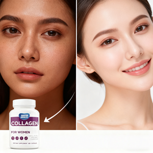 OEM/ODM Multi-Kollagen-Kapseln Meereskollagen für Erwachsene Leicht Löslich Vitamin C für Frauen 2 Kapseln Täglich 60-Kapseln-Flasche - Product Image 2