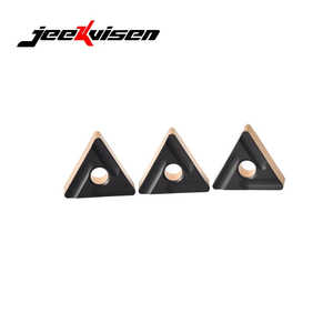 Jeekvisen JP315C Inserto de corte de carburo recubierto de PVD de dos colores para acero y torneado CNC inoxidable para acero empaquetado en caja - Product Image 4