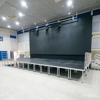 Torre Elevadora de Altavoces Portátil de Aleación de Aluminio de Alta Resistencia, Diseño Modular, Capacidad de Carga de 1000 kg, Doble Capa, para Eventos en Vivo al Aire Libre