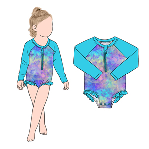 Venta caliente verano poliéster Tie Dry Print <span class=keywords><strong>manga</strong></span> <span class=keywords><strong>larga</strong></span> Rash Guard Swim Rmameluco traje <span class=keywords><strong>de</strong></span> <span class=keywords><strong>baño</strong></span> <span class=keywords><strong>para</strong></span> niños y adolescentes - Product Image 4