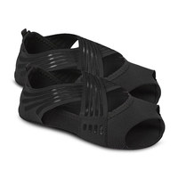 Chaussettes de yoga à bout ouvert pour femmes chaussettes antidérapantes de ballet Pilates tricotées longueur de cheville respirante en gros commande minimale 3 paires
