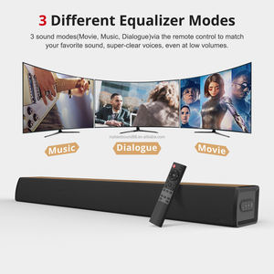 Mybestsound Barre de son Home Cinéma 40W ABS+Métal de Qualité Supérieure avec Télécommande sans Fil BT, ARC/OPT TV, Trois Égaliseurs pour Films et Musique - Product Image 3