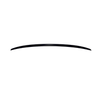 Aileron arrière de coffre en ABS noir brillant et motif carbone pour Audi A5 S5 2 portes Coupé 2007 à 2016