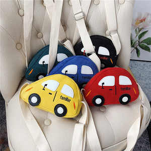 Borsa a Tracolla per Bambini a Forma di Auto, Mini Borsa a Spalla Cartoon per Bambine e Bambini - Product Image 1